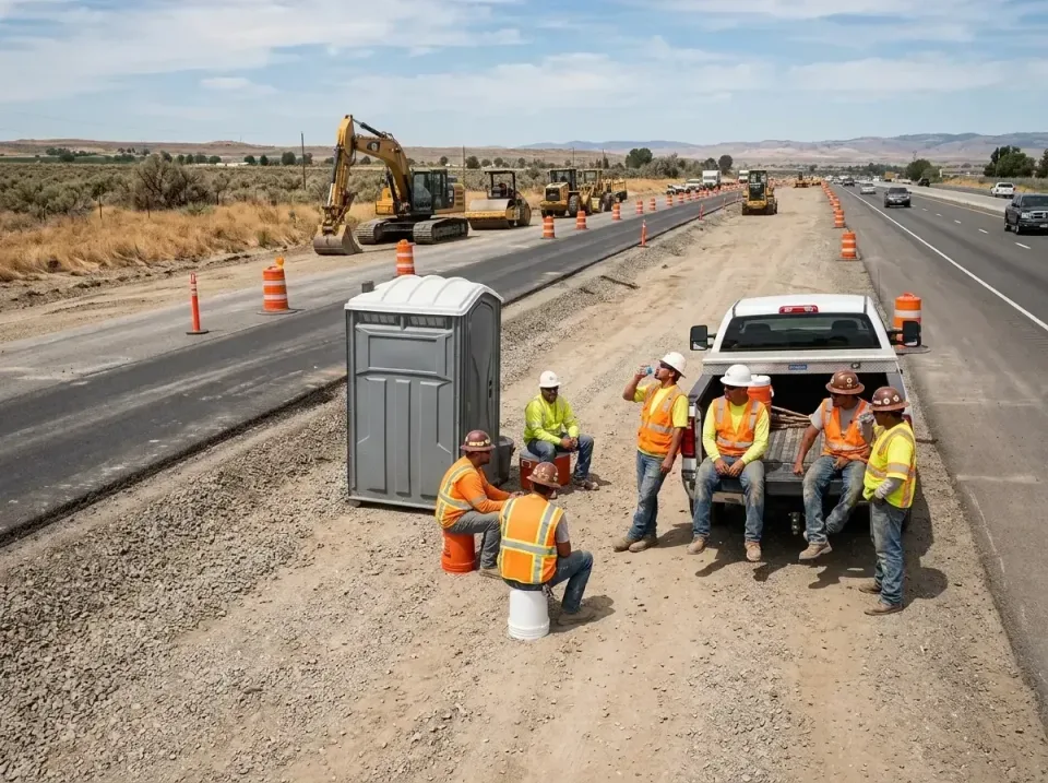 highway-road-construction-crew-007 — frequently asked questions, Porta Potty and Restroom Rentals in Harvey, MI